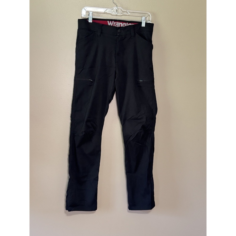 Wrangler Men All Terrain Outdoor Cargo Pants Black 30x30 10NW788NB